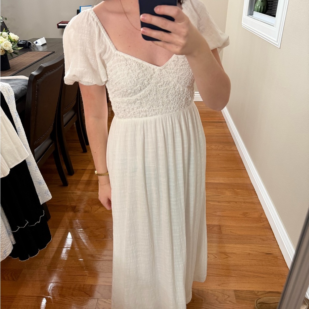 Top Shop Elegant White Lace Dress